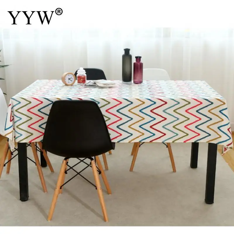 Скатерть нордическая прямоугольные скатерти из хлопчатобумажной ткани