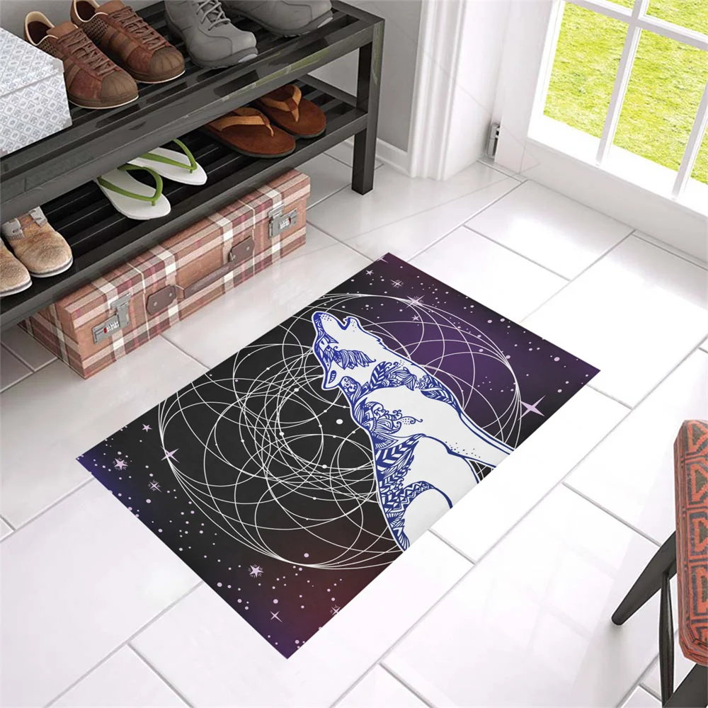 

24*16'' Rubber Carpet Welcome Foot Pad Bedroom Study Room Floor Rugs Animal Natural NonSlip Mat for Kids Room Home Decor
