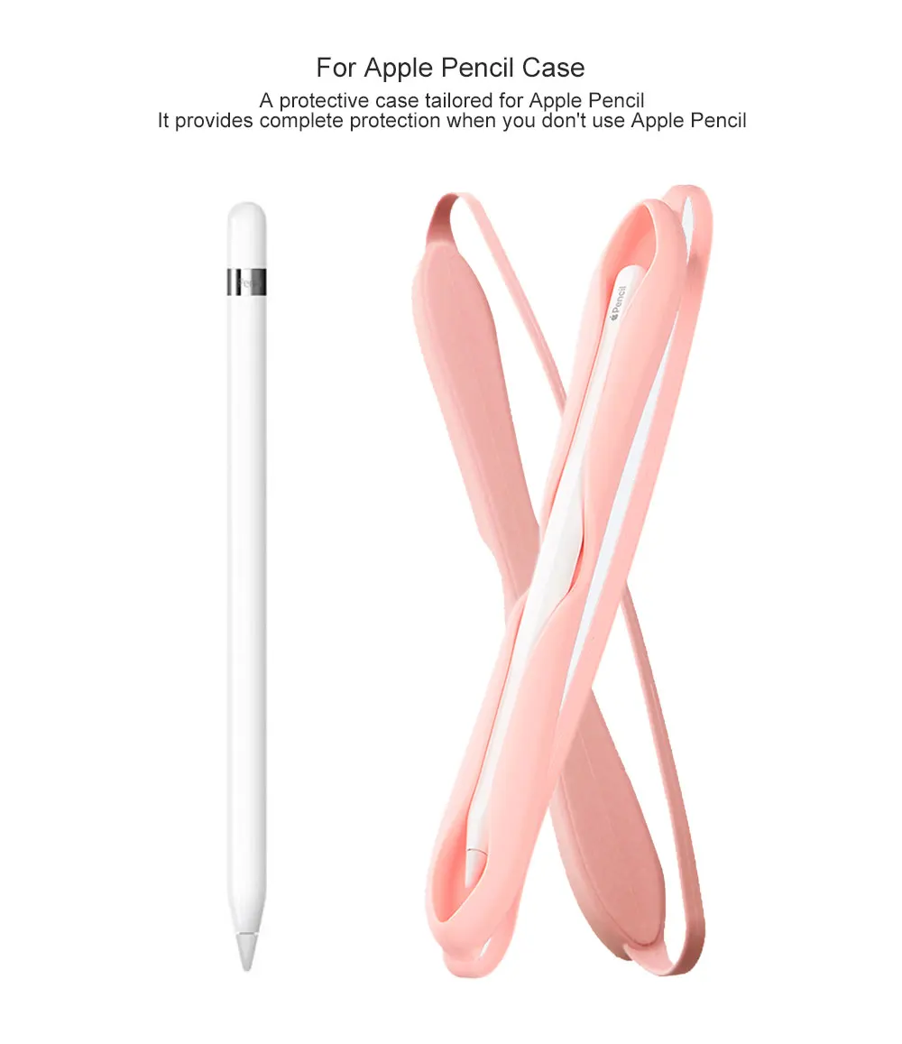 PORTEFEUILLE мягкий силиконовый совместимый для Apple Pencil чехол совместимый для IPad планшет стилус защитный чехол