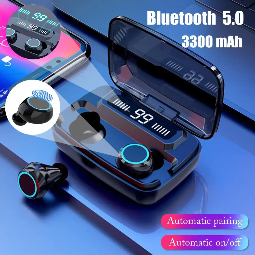M11 TWS мини наушники IPX7 водонепроницаемые беспроводные Bluetooth шумоподавление со