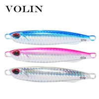 volin new hard bait slow jigging lure 30g 40g 50g 60g saltwater metal fishing lure artificial bait casting lure tackle