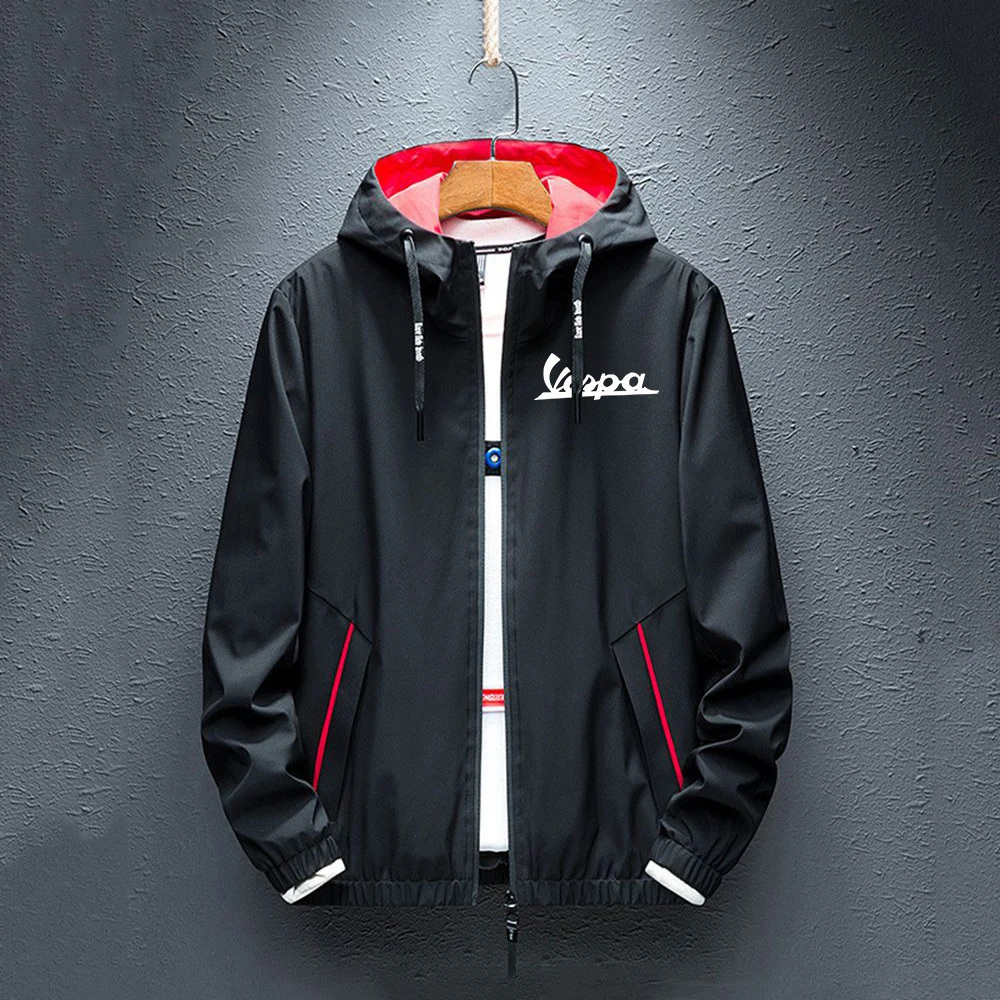 Удобное пальто с логотипом Vespa весна-осень 2021 ветрозащитные и быстросохнущие