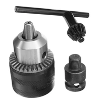 1 pc drill chuck 1 5 13mm with key driver adapter 12 20unf shank for lathe impact wrench electric drills rotary hammers access