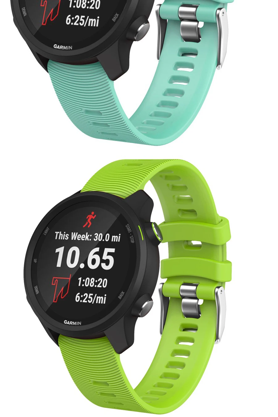 20 мм силиконовый ремешок для смарт-часов Garmin Vivoactive 3/Forerunner 645/245/245 М Браслет для Galaxy часы активное 2/42 мм