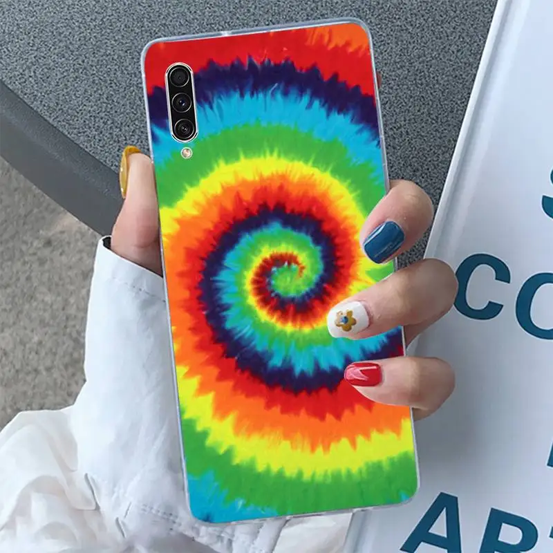 

Colorful pattern Tie dye painting Phone Case For Samsung Galaxy S5 S6 S7 S8 S9 S10 S10e S20 edge plus lite