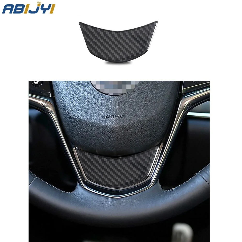 

Car Accessories Interior Decoration Carbon Fiber Stickers For Cadillac ATS ATSL 2013-2019 Steering Wheel Chin