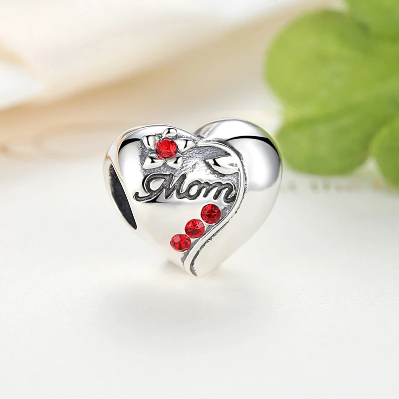 Шарм бусина из серебра 925 пробы для браслета с фианитом|charm beads|beads beadssilver charms beads |