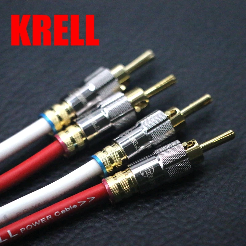 Высококачественный аудиофильный Кабель с разъемом типа банан и серебряным