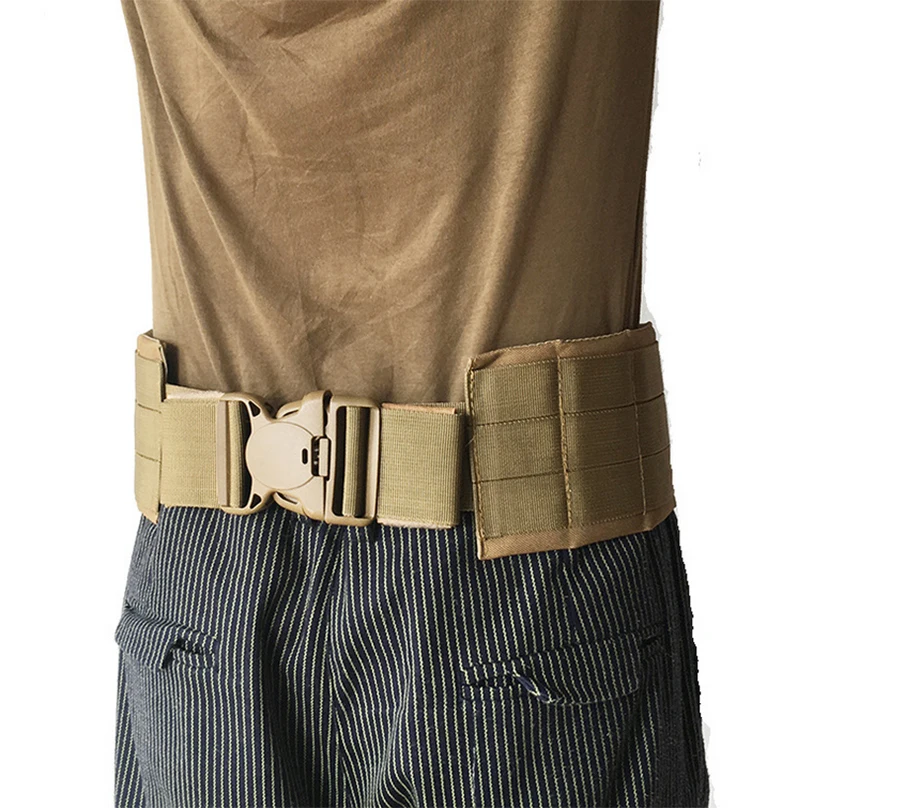 Мужской армейский Камуфляжный пояс тактический Внешний с подкладкой