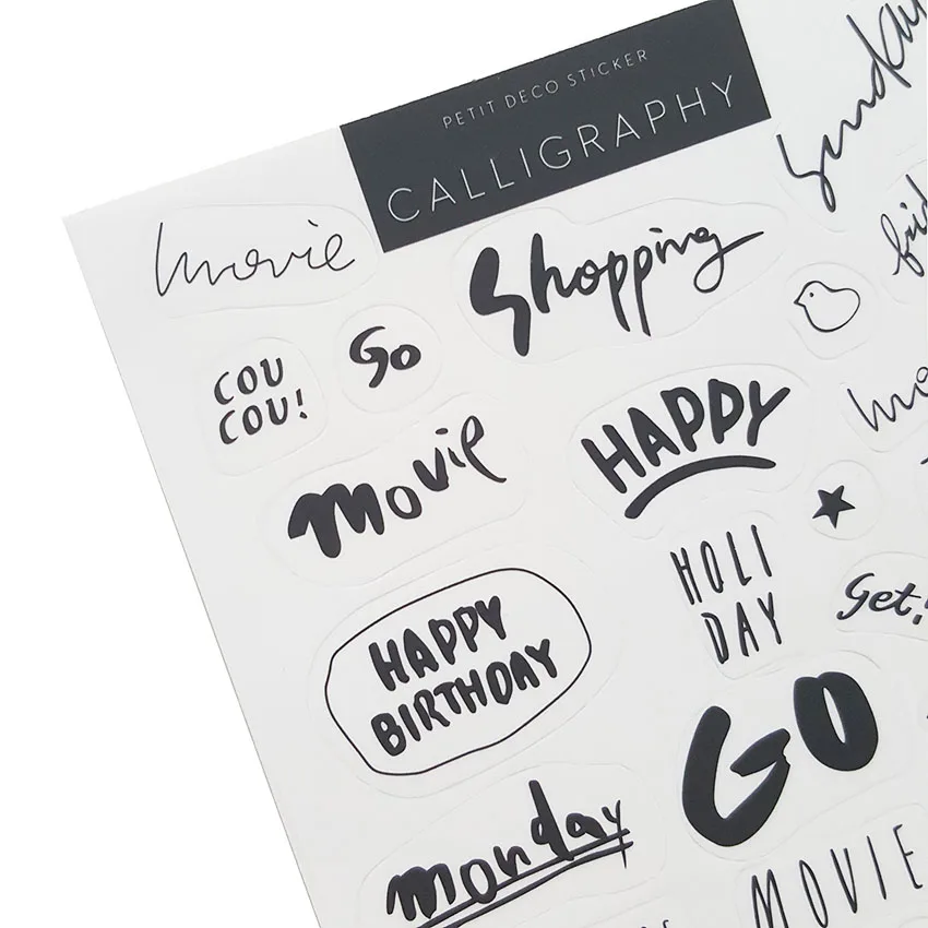 8 шт./лот милые буквы красочные наклейки для скрапбукинга улыбка и слова