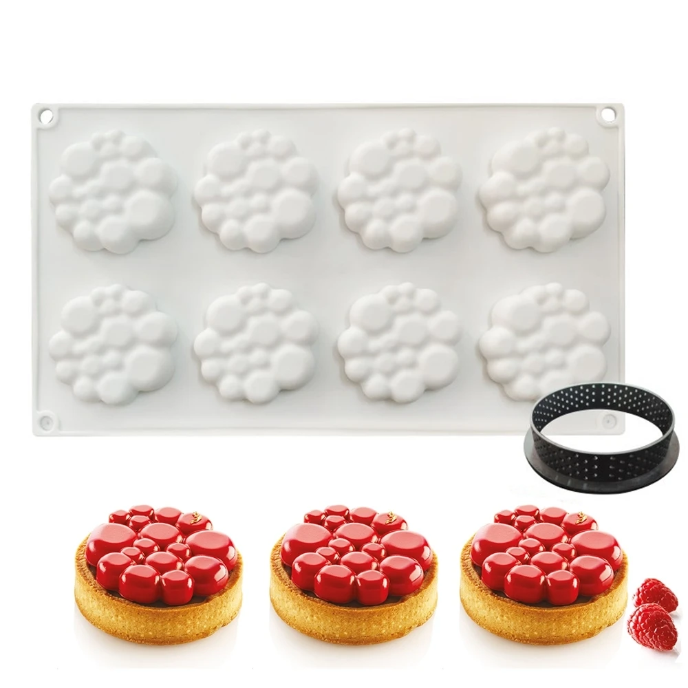 Силиконовые формы Bubble Dessert Tart Pan Cupcake инструменты для украшения торта кольцо форма
