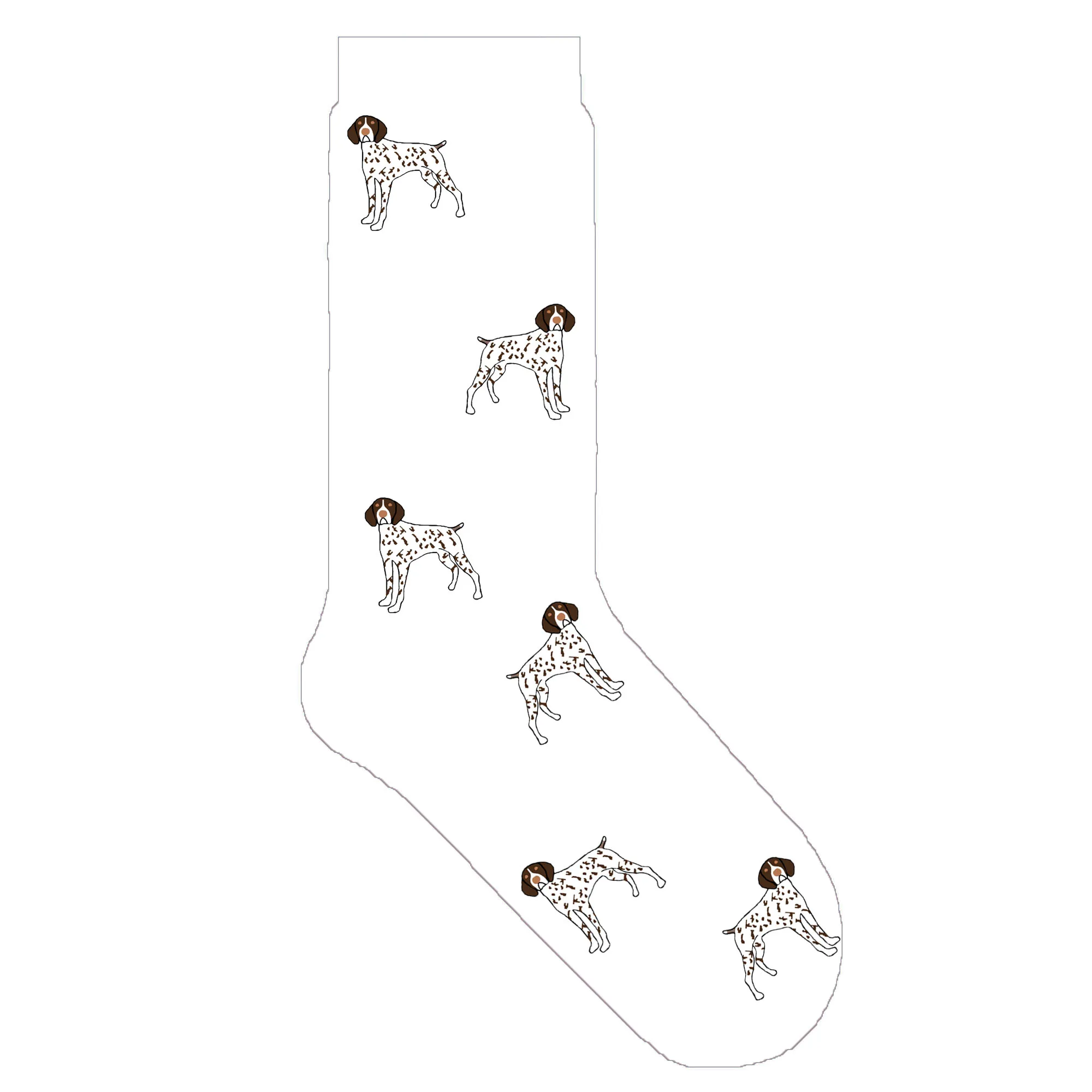 Pointer Dog gift Немецкий немецкий курцхаар, подарок для собаки, новинка, забавные носки для команды, подарок с домашним любимцем, милая собачка, мама, родитель,, 50 пар, унисекс - Цвет: Pointer Dog gift
