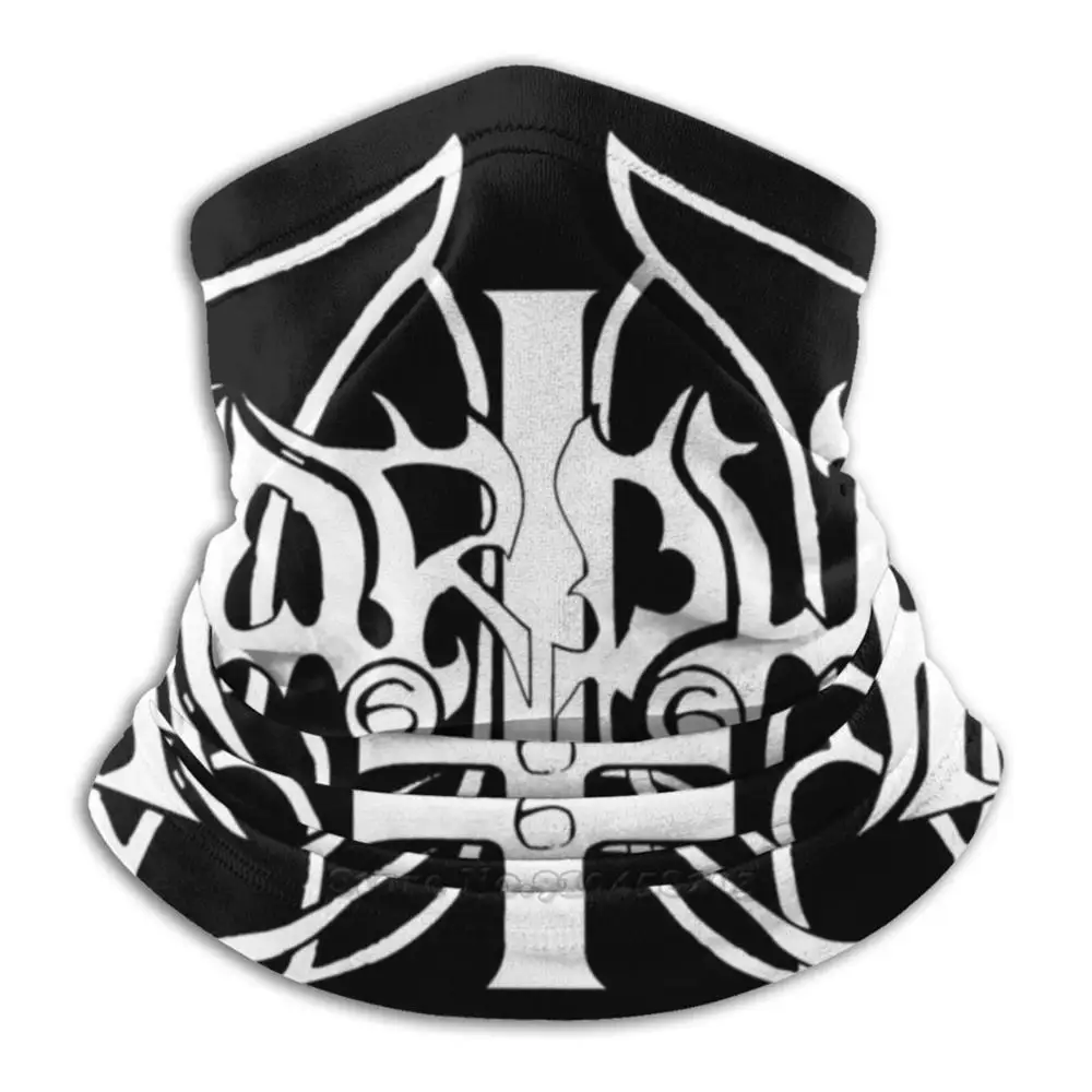 

Marduk Logo Bandana Scarf Mask Scarfs Neck Warmer Headwear Marduk Band Logo Metal Black Swedish Scandinavian Death The Blond