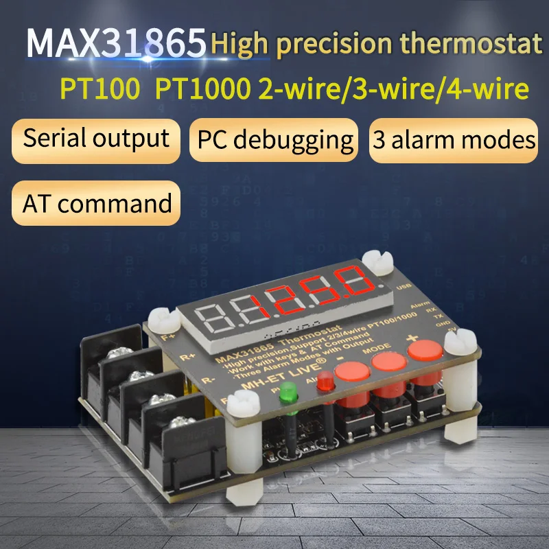 MAX31865 Высокоточный изолированный модуль термоколлектора PT100 с последовательным