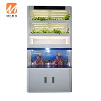 led light aquaponic hydroponic vertical grow tower