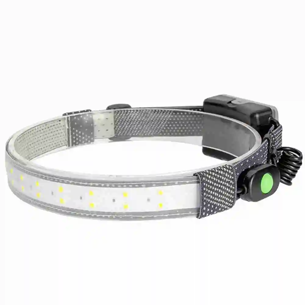 

LED Headlamp 1500mAh USB Rechargeable Fishing Head Torch Light Riding Running Warning Emergency Light Camping Lantern