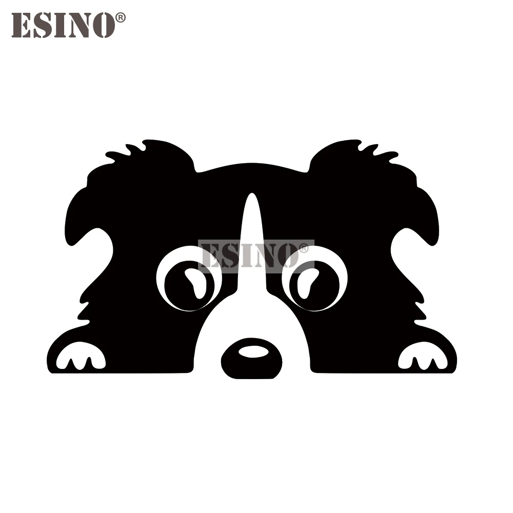 Автомобильный Стайлинг колли Милая собачка забавные авто наклейка мультфильм