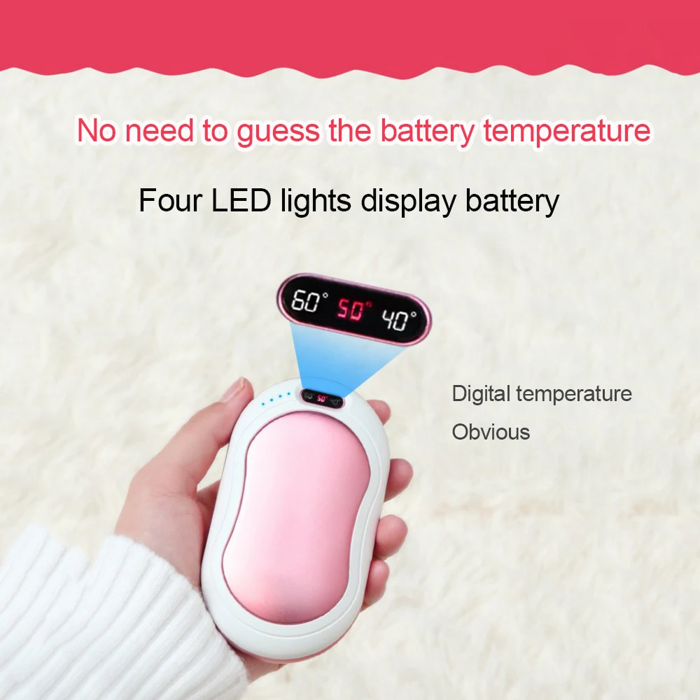 Мини Портативный Ручной подогреватель USB Power Bank удобный Многофункциональный