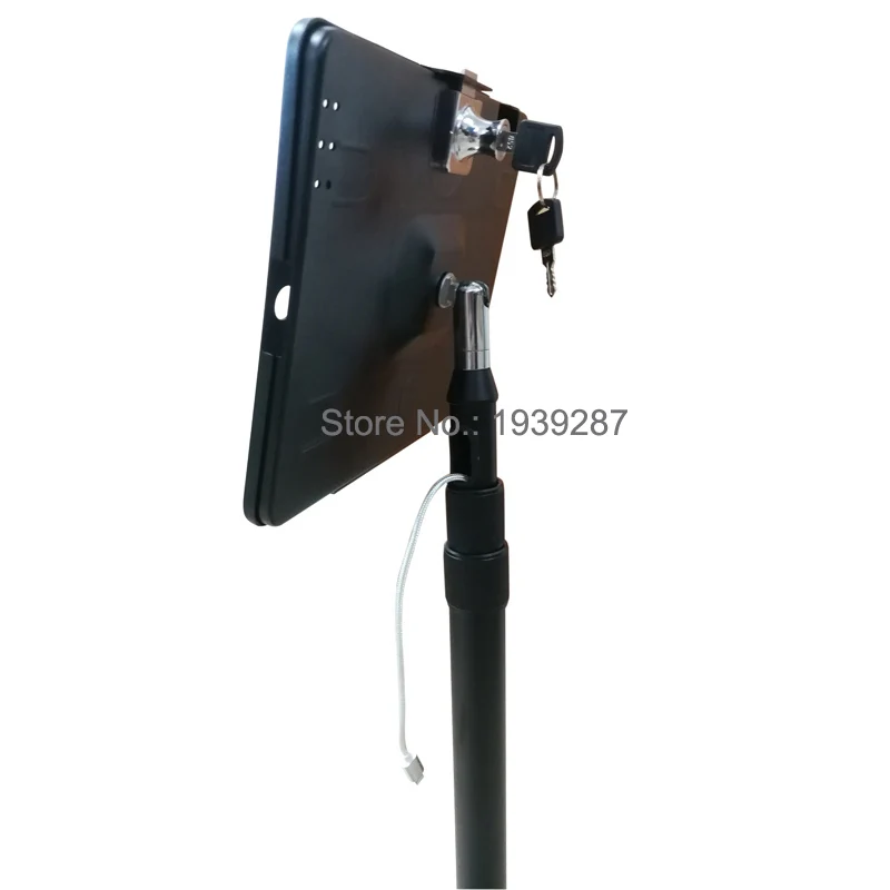 Напольная безопасная Подставка для ipad 10.2 регулируемая высота блокировки дисплея