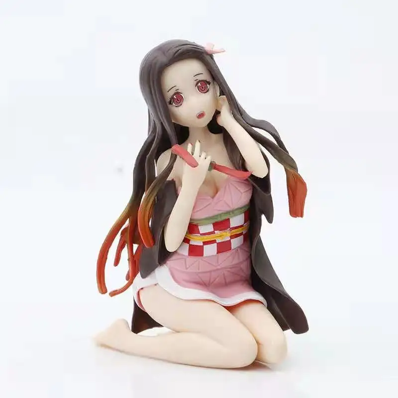 

1 PCS Of 12cm Demon Slayer Kamado Nezuko Action Figure Holiday Anime Kneeling Version NCSko PVC Toys Brithday Gift Holiday Gift