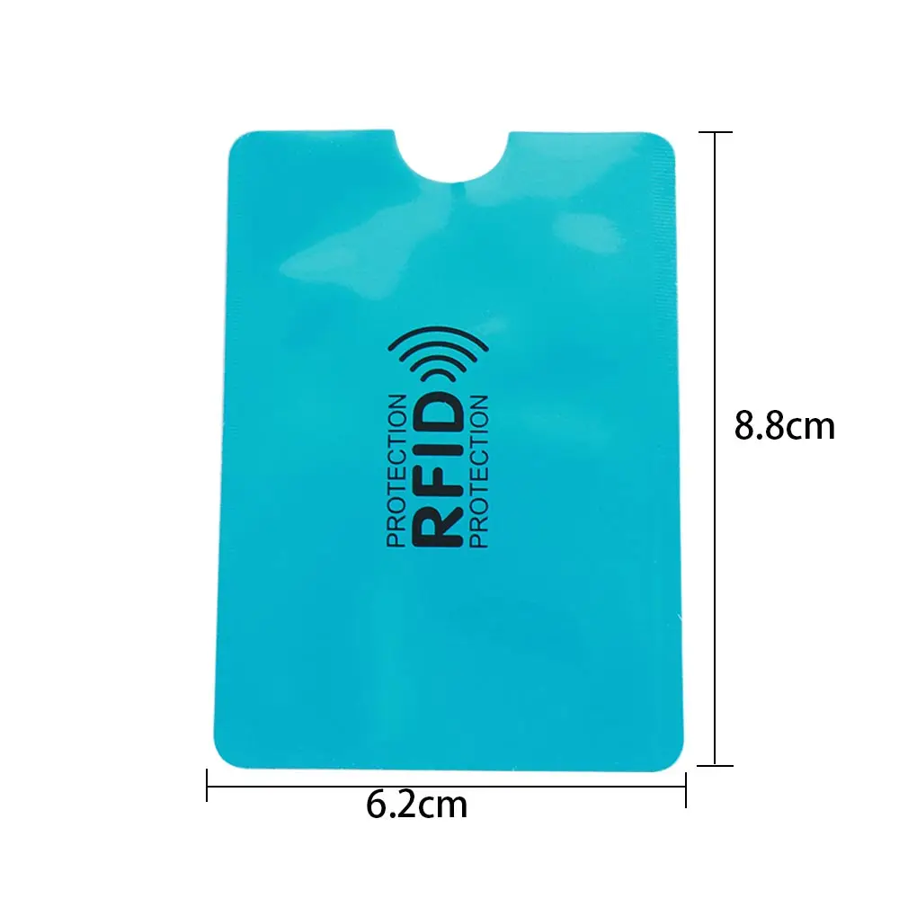 5PCS/Pack Anti Rfid Blocking Reader Lock Card Holder ID Bank Case Smart Anti-theft Credit Protection Aluminium | Багаж и сумки