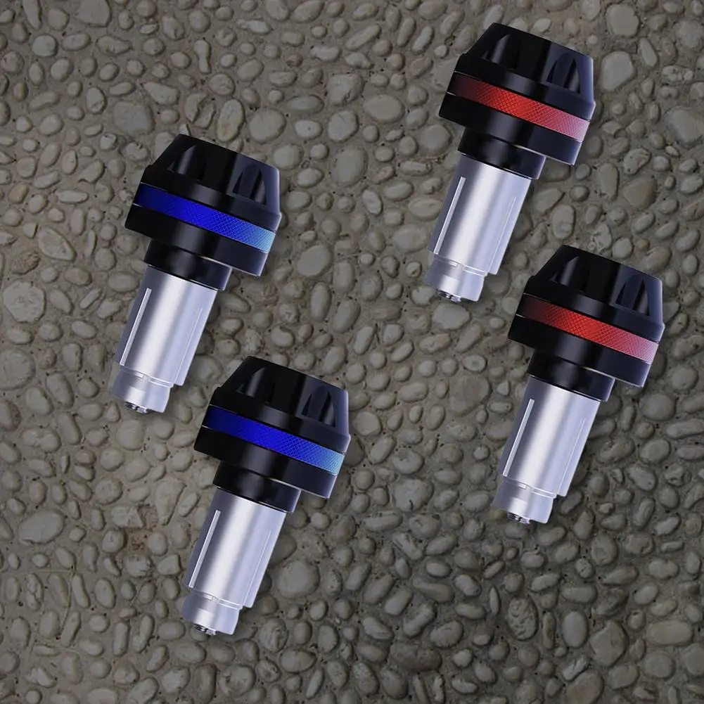 

Locomotive Handlebar Plugs Aluminum End Plugs For Motorcycles Handlebar Balance Terminal End Caps High Precision Knurling Tec
