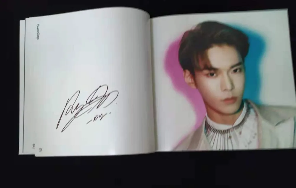 Подписанный NCT 127 NCT127 autographed1st следующий альбом регулирует CD+ фото Обложка выбрана