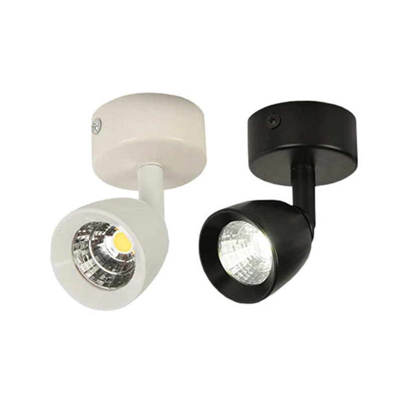 

Surface mounted COB downlight 5W 7W background wall COB ceiling light 360 degree rotating spotlight Home decoration lighting