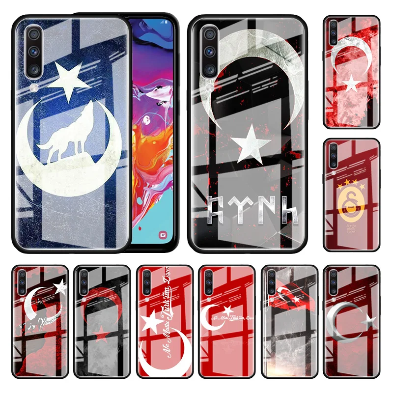 

Republic Of Turkey Flag Glass Case For Samsung Galaxy A70 A50 A51 M51 A20 A10 A11 A31 A71 M31 M21 Stalinite Phone Covers