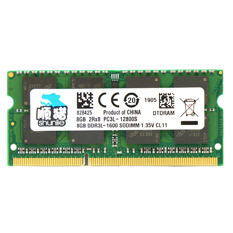 DDR3 4 ГБ 8 1066 МГц 1333 1600 ноутбук SO DIMM 1 5 в 35 Ram Микрон чип памяти|Оперативная память| |