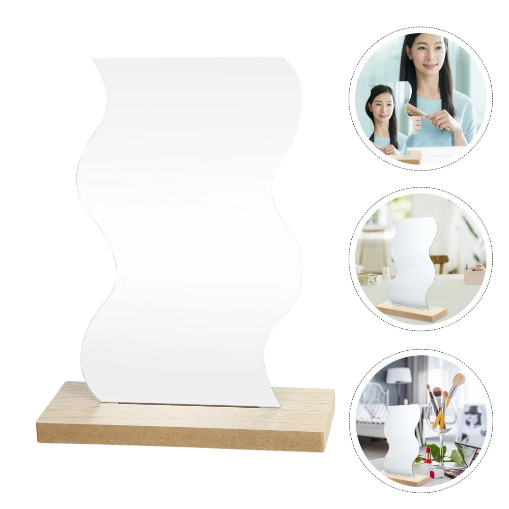 Столешница деревянное зеркало для туалетного столика неправильное декоративное