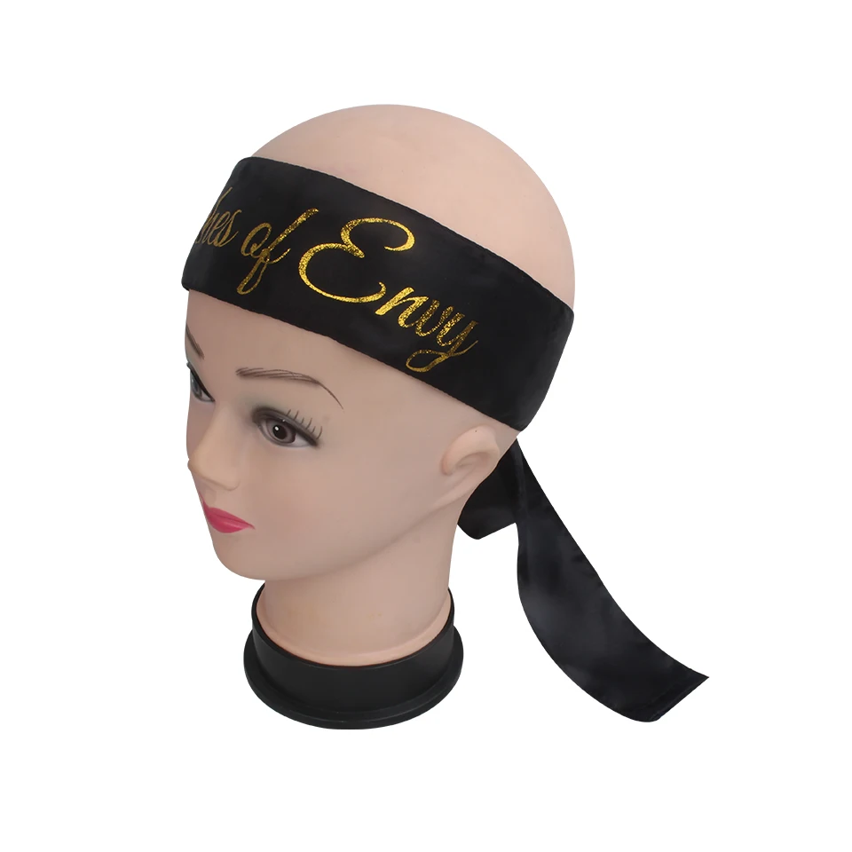 Индивидуальные роскошные человеческие волосы атласная обертка шарф головная