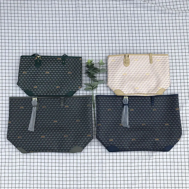 

Genuine Leather Simple Tote Bag for Women 2021 New Large Capacity Fashion All-match Commuter Travel Bag Ladies Shopping Totes gg