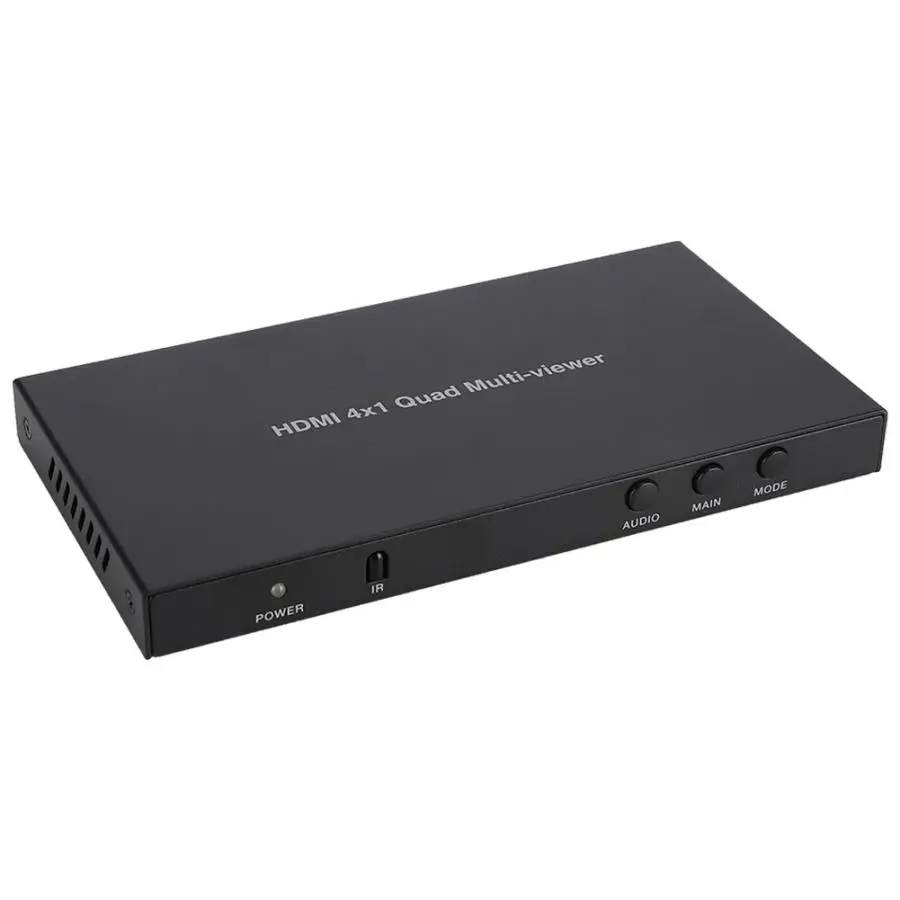 Аудио кабель 100 240 в HDMI 4x1 Quad мульти просмотра видео сплиттер бесшовный