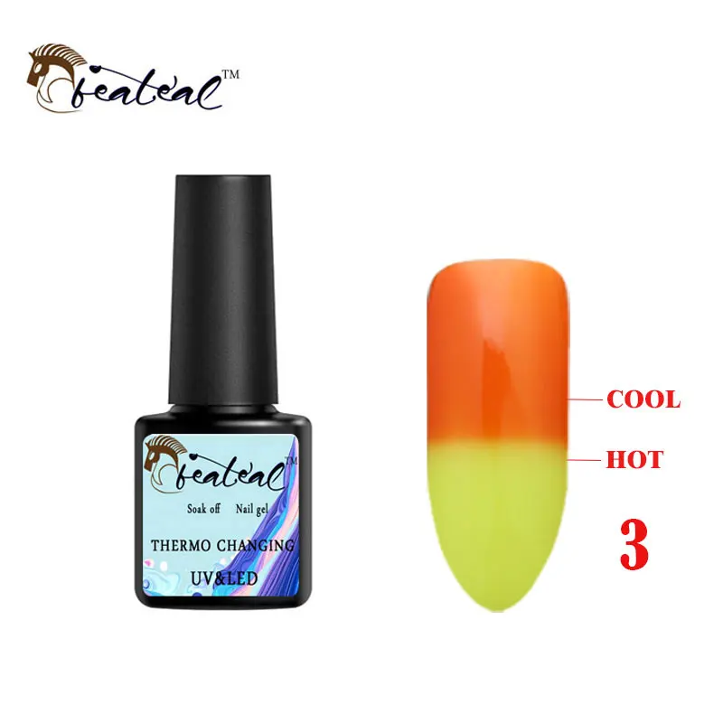 Beateal Гель лак для ногтей с изменением температуры УФ меняющий цвет при