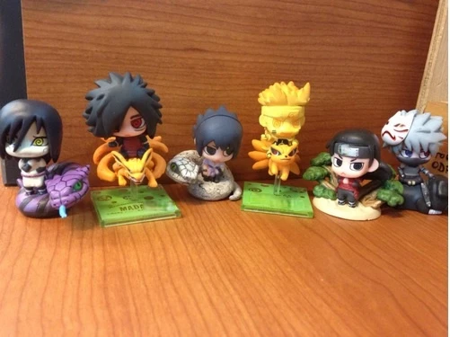 Фигурка Q version 6 шт./компл. 5 см экшн фигурка учи ха Сасу к е Учиха Мадара орочимару