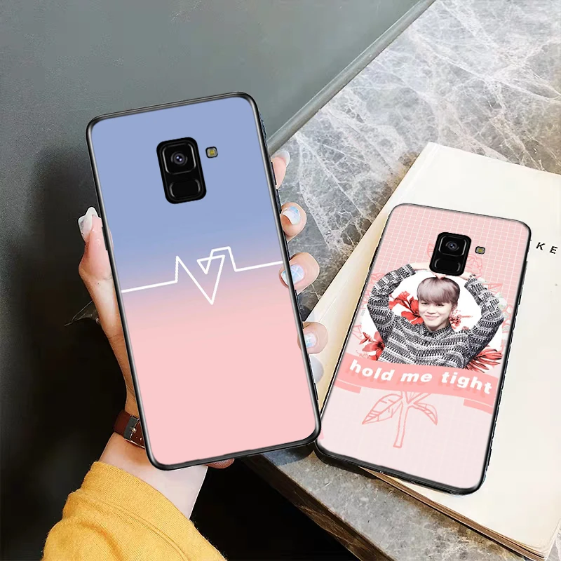 Корейский силиконовый чехол 80F для Samsung A3 A5 A6 PLUS A7 A8 A9 A2 Core J4 J6 Prime J7 J8 Note 8 9 10 Lite |