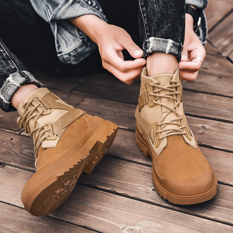 High Quality Men Hiking Shoes Autumn Winter Brand Outdoor Mens Sport Trekking Mountain Boots Waterproof Climbing Athletic Shoes