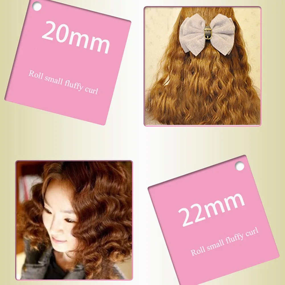 Профессиональные щипцы для завивки волос 20 мм 30 керамические тройные волнистые