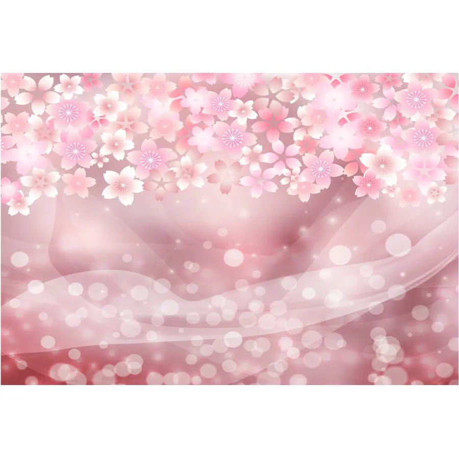 

Боке фон для фотографирования Розовый вишня в цвету Хало фон Новорожденные Детские Свадебные Photo Booth фон студии реквизит