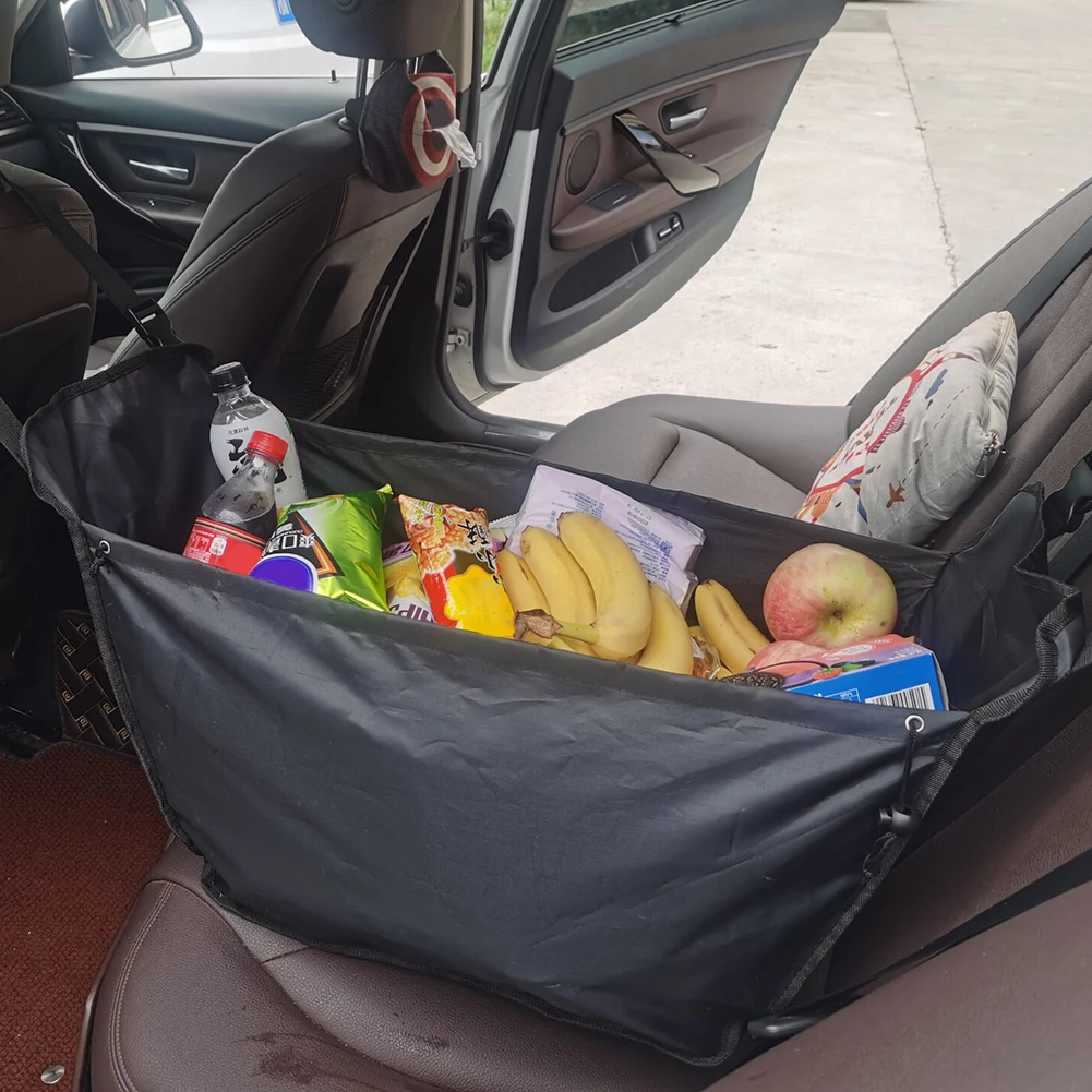 

Multifunctional Car Rear Seat Organizer High Capacity Storage Bag Shopping Bag Outdoor Personal Car Parts Decoration