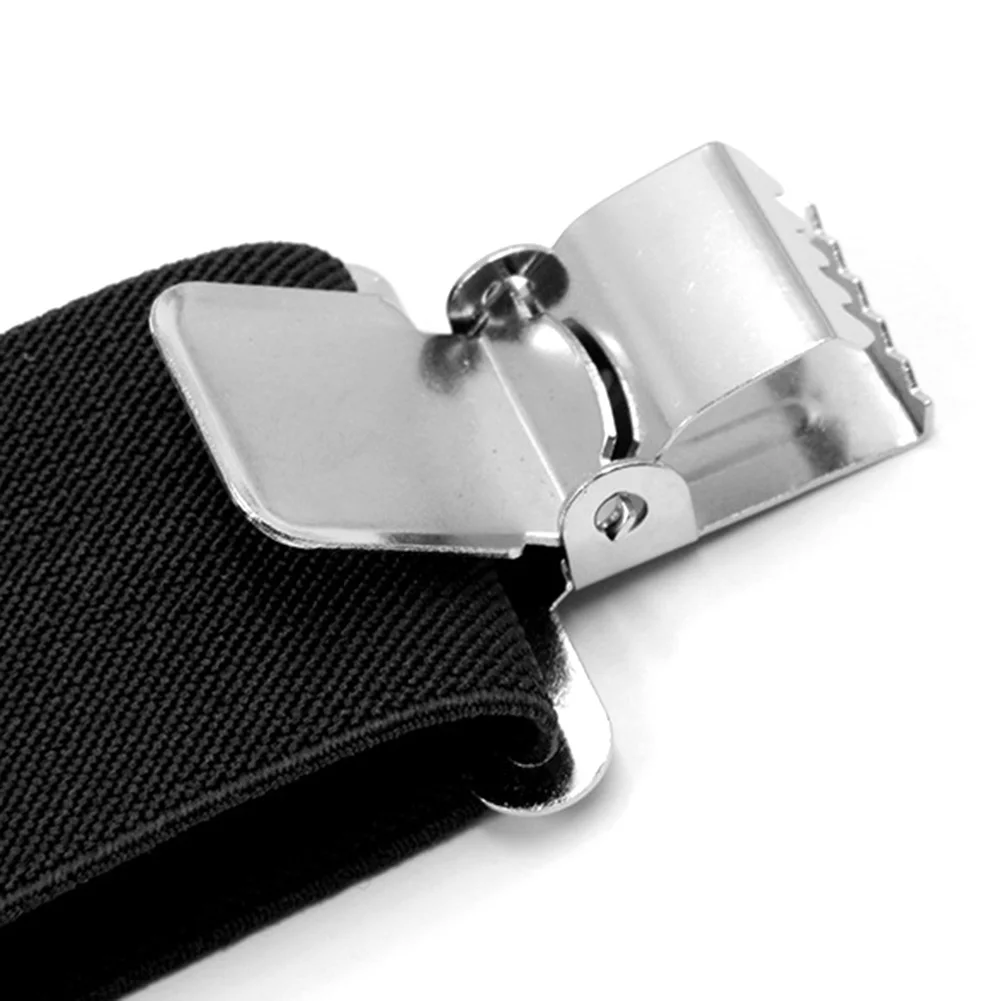

50mm Wide Men X-Back X Shape Heavy Duty Trousers Brace Suspenders With Clips Adjustable Strap Clip for ladies skirts Men Pants