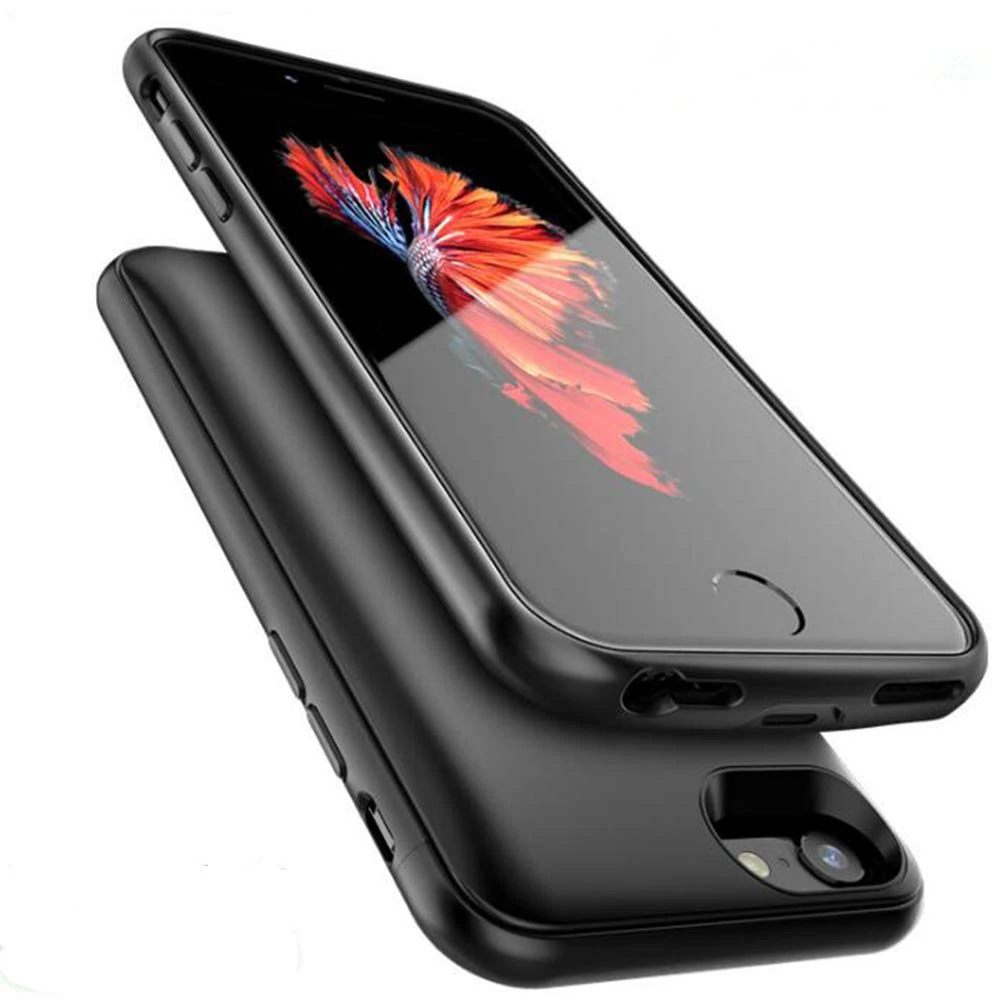 For iPhone 5 5S SE 6 6S 7 8 6 Plus 6s Plus 7 8 Plus X XS XR XS Max Battery Charger Case Ultra-Thin Portable Power Bank