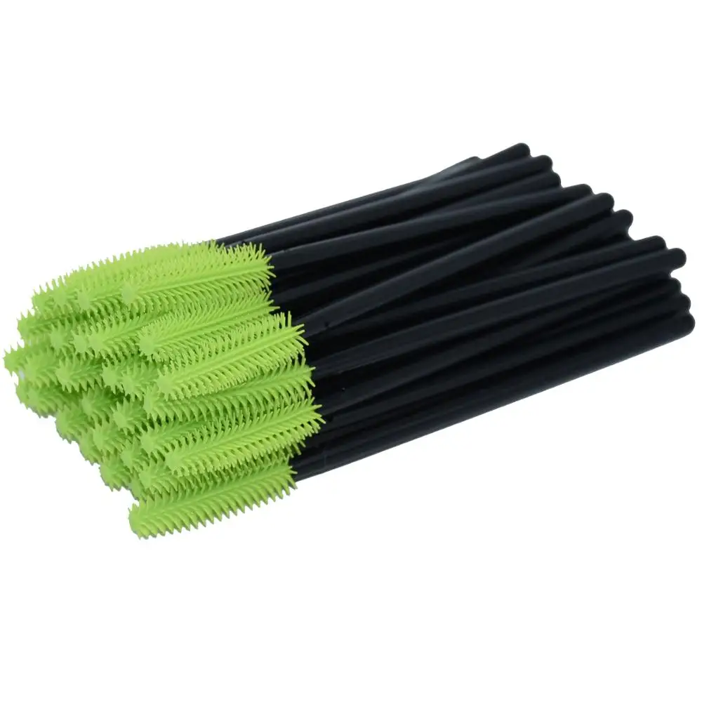 10 шт. высокое качество силиконовая Кисть для макияжа ресниц расческа туши