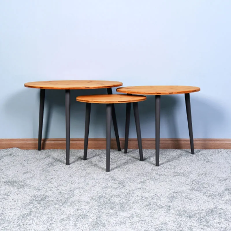 

3-piece Coffee And Cocktail Table Set Modern Small Living Room Side Table Modern minimalist style home decoration ornaments