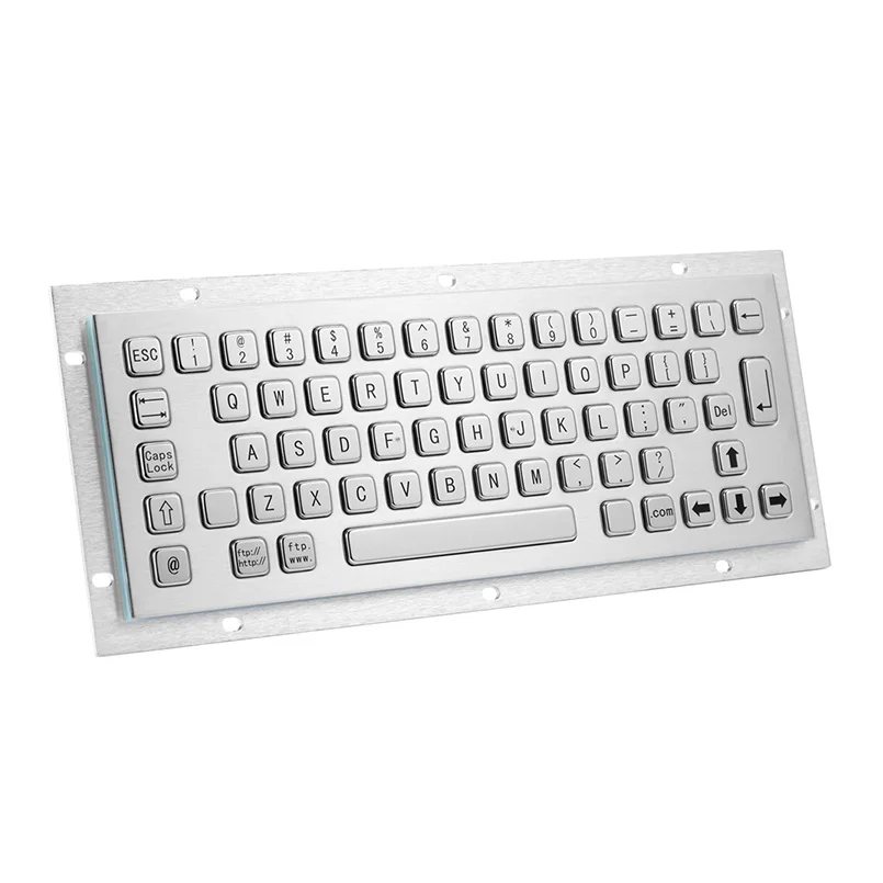 Мини клавиатура для киоска IP65 антивандальная прочная 65 клавиш металлическая