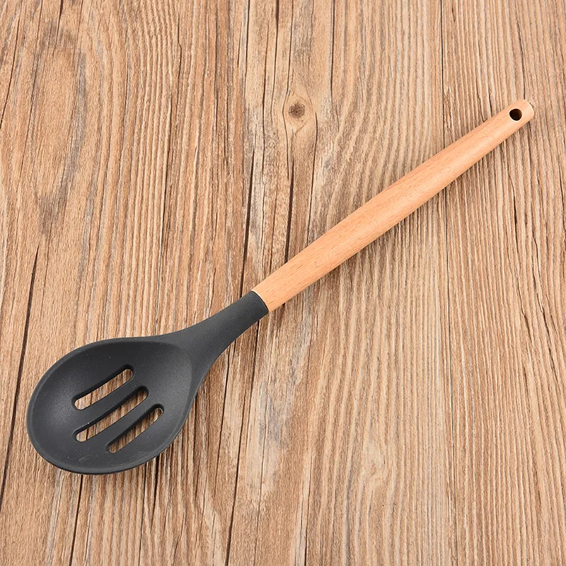 Силиконовые кухонные инструменты наборы для приготовления пищи ложка супа