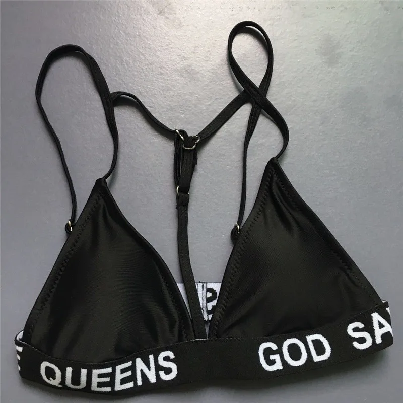 Купальник бикини женский с надписью God Save Queen|Купальники| |