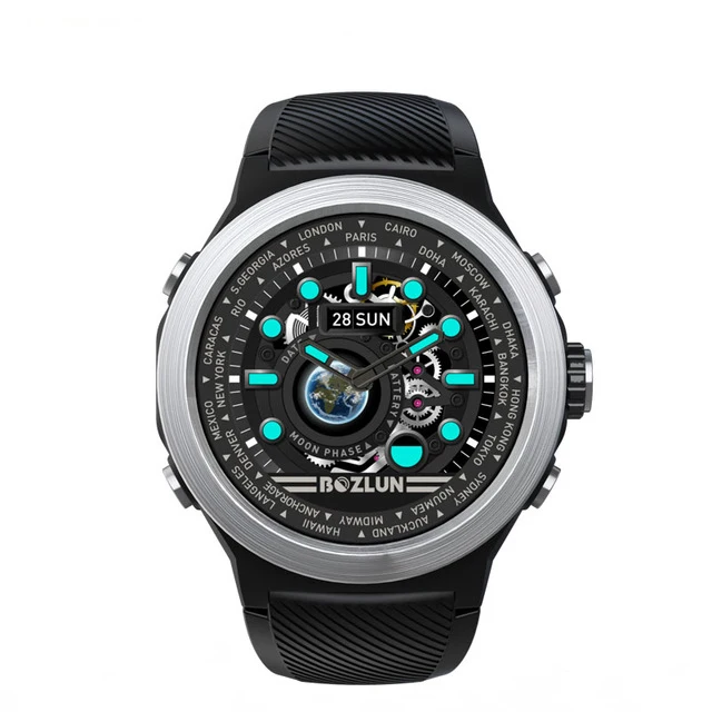 W31 Smart Watch Men Waterproof Activity Tracker Bluetooth Sports fitness Smartwatch Heart Rate Calories Pedometer Smart Bracelet - Цвет: Black white