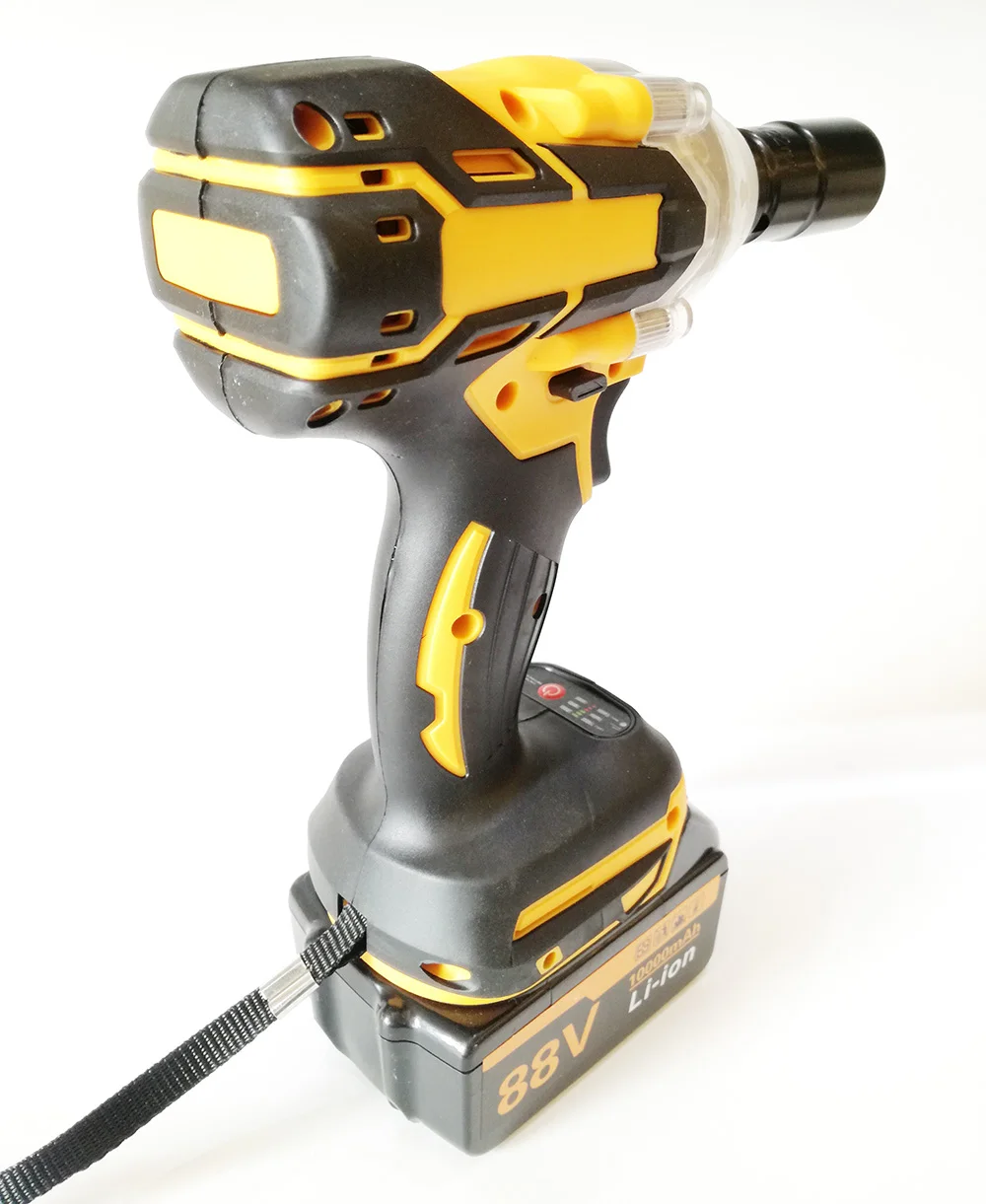 Беспроводной ударный гайковерт бесщеточный электрогайковерт 88 в с